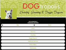 Tablet Screenshot of dogtropolis.biz